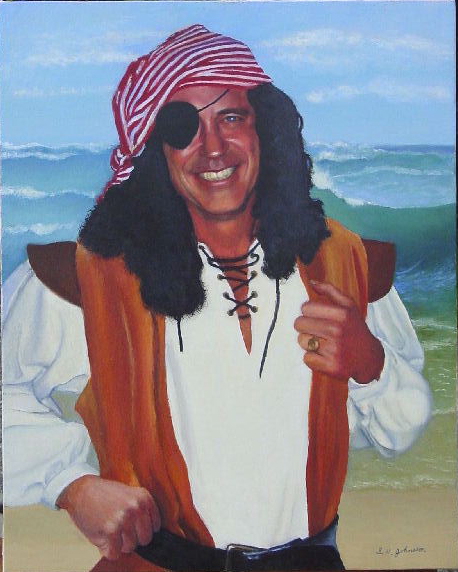 Zan Henson in Pirate Costume
	